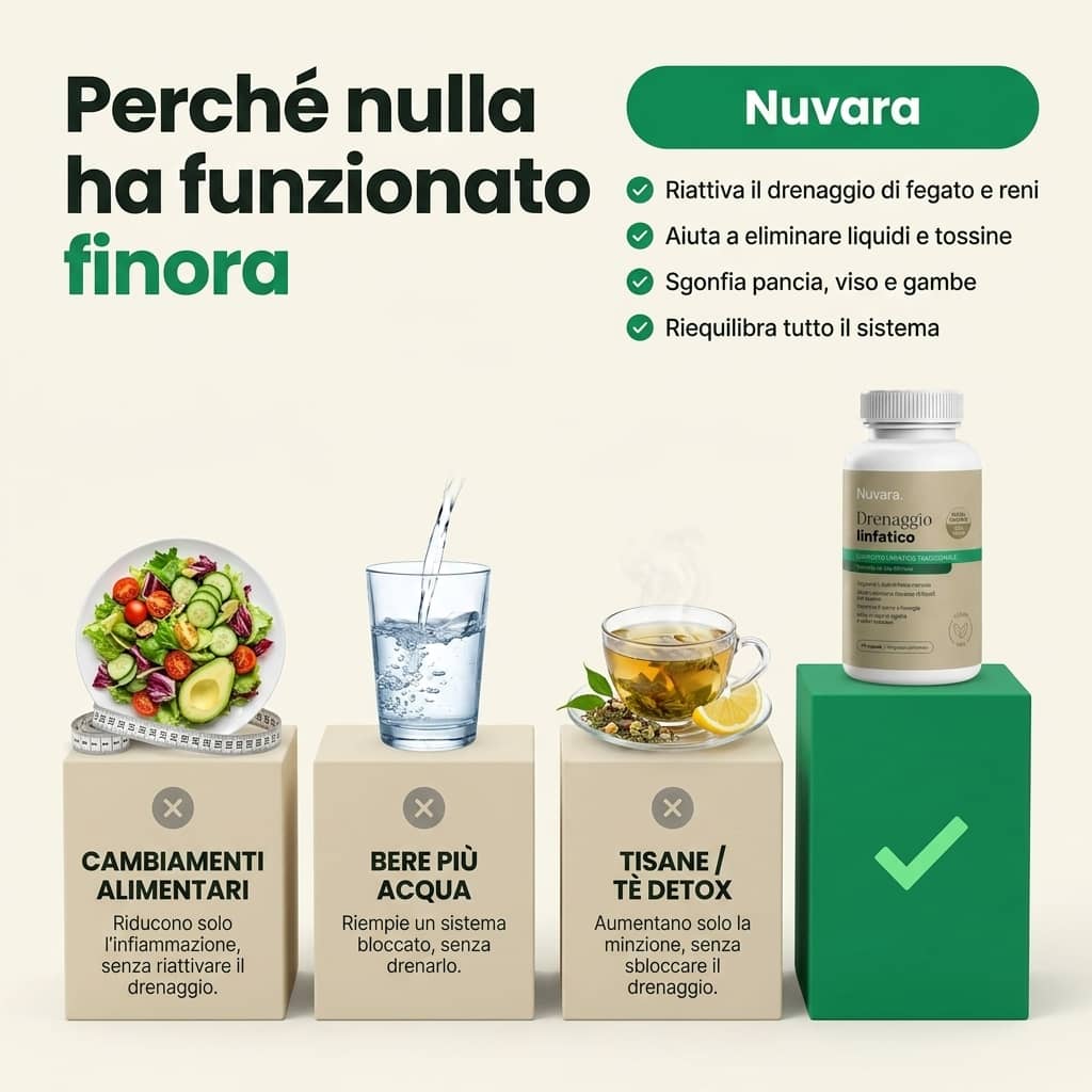 Nuvara — Drenaggio Linfatico  Senti il tuo corpo ripartire in 60 giorni