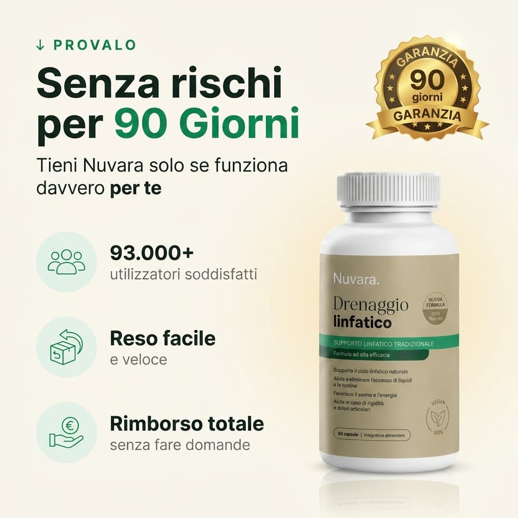 Nuvara — Drenaggio Linfatico  Senti il tuo corpo ripartire in 60 giorni